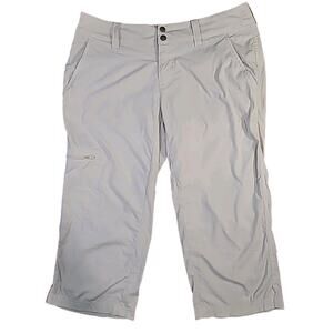 Coolibar UPF 50+ Cargo Capri Pants – Beige – Size 6